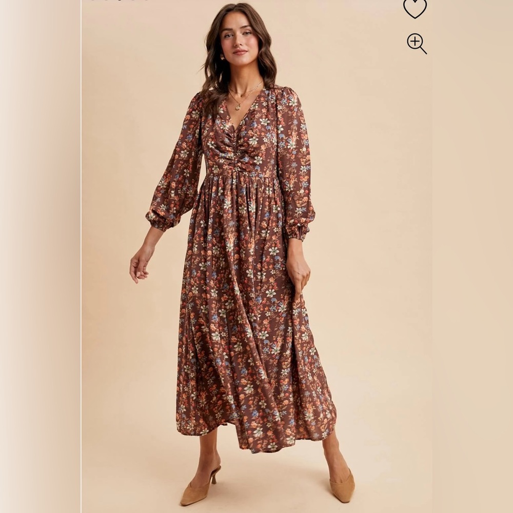 Pink Blush Chic Floral Maxi Dress